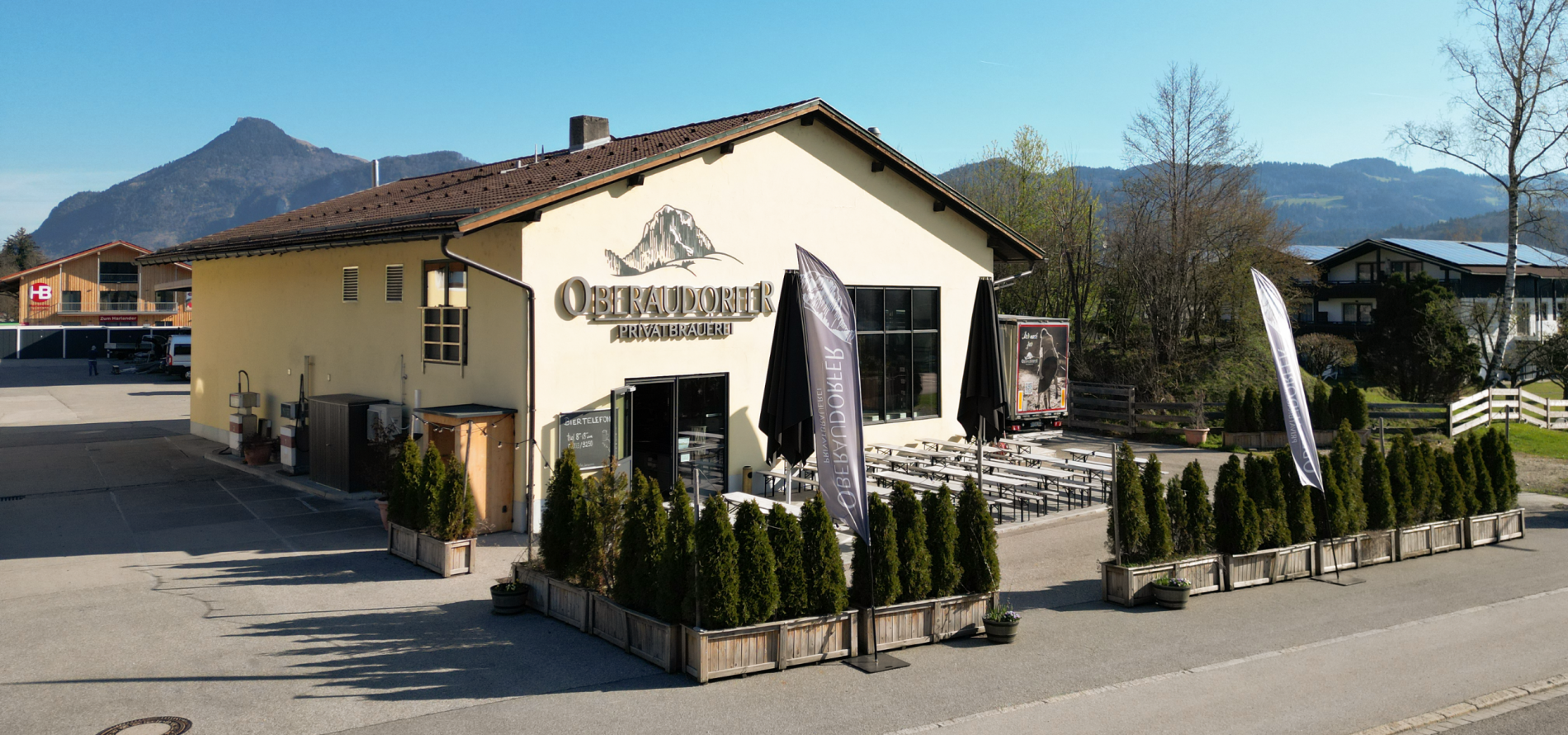 Frontansicht Brauerei